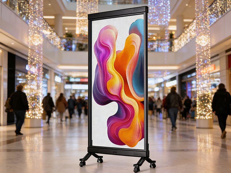 Transparent poster LED Display