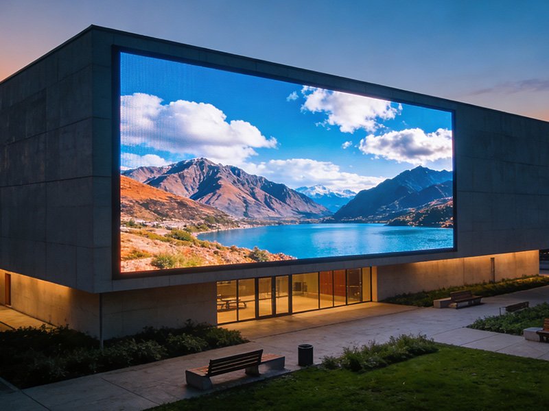 Outdoor Front Service LED Display