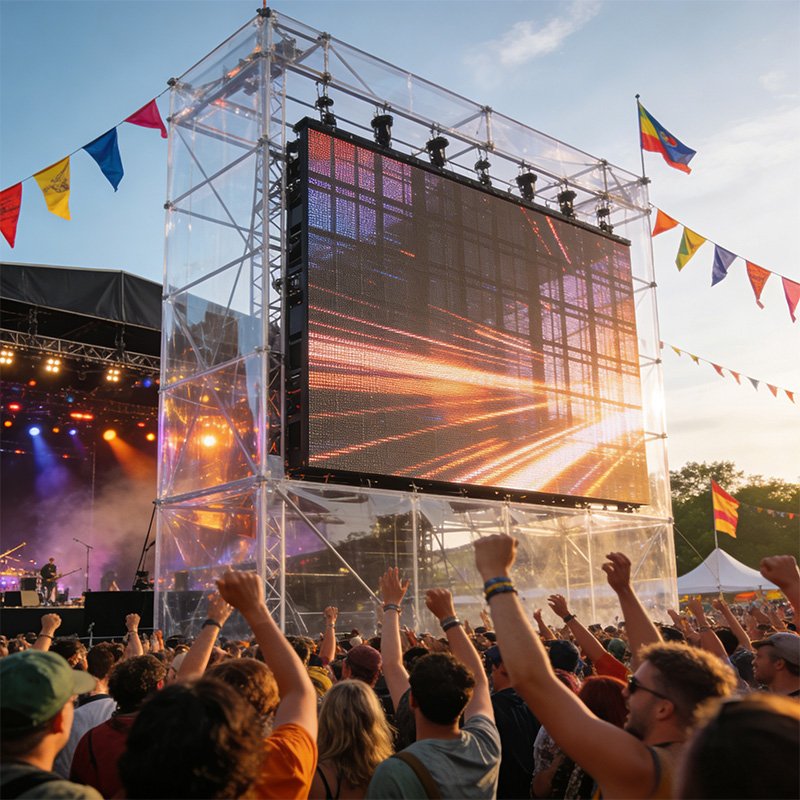 Transparent Rental LED Display