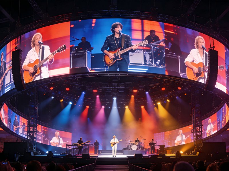 Curved Stage LED Screen