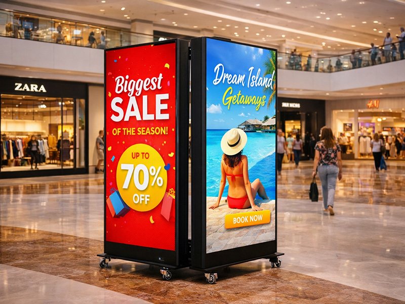 Double-Sided LED Poster