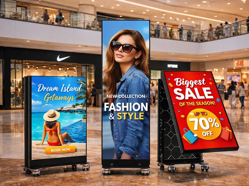 Foldable LED Posters