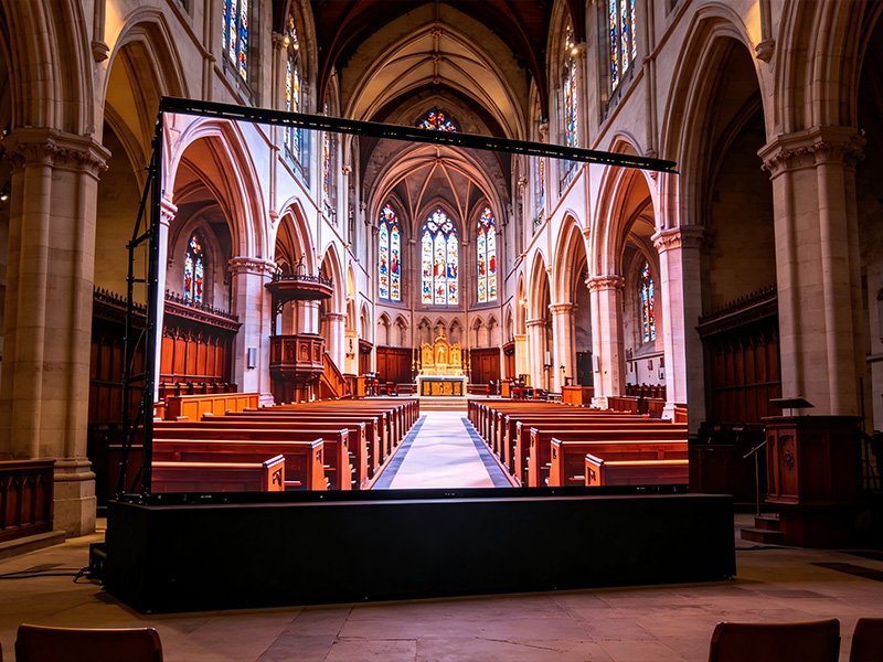 Mobile Church LED Wall