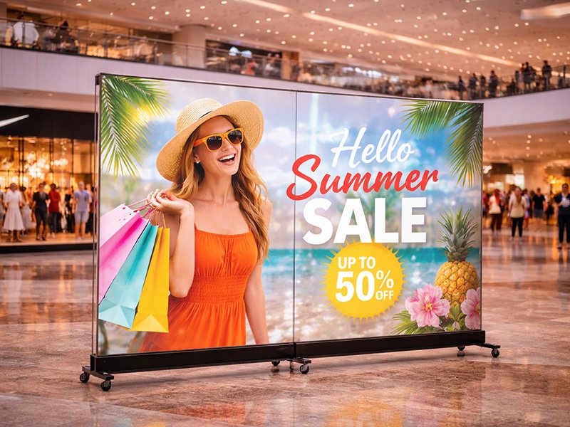 Transparent LED Poster