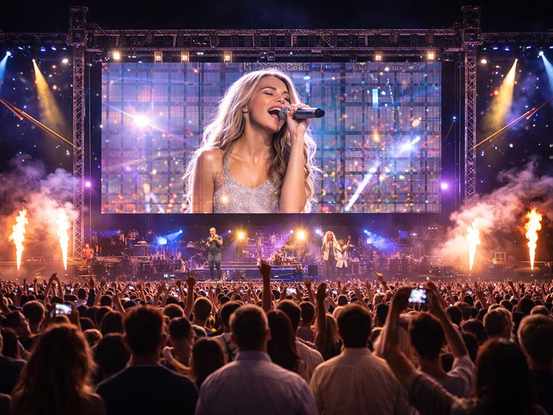 Transparent Stage LED Screen
